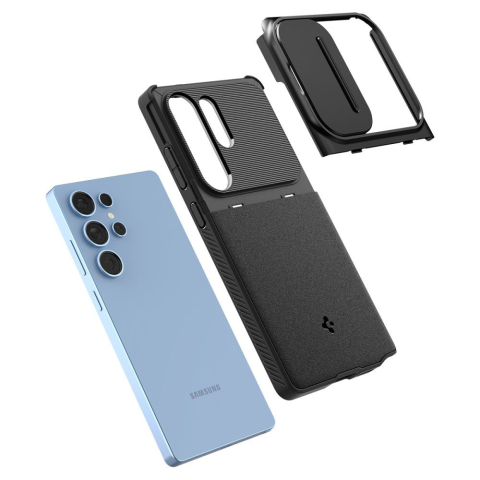 Husa Samsung Galaxy S25 Ultra - Spigen Optik Armor - Black [6]