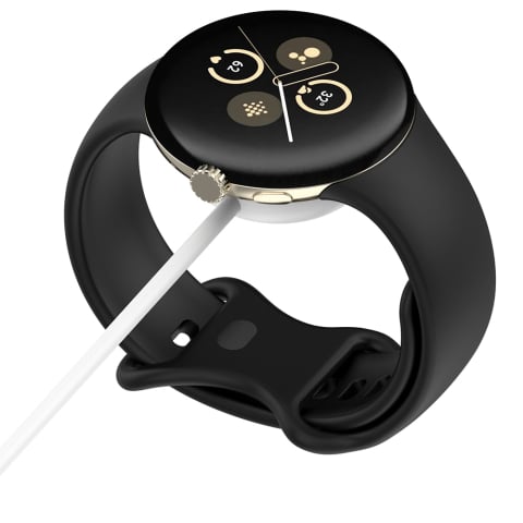 Incarcator pentru Google Pixel Watch3 (41mm, 45mm) / 2 / Fitbit Ace LTE, USB - Techsuit (THC5) - White [2]