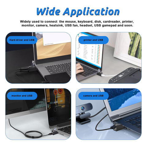 Mini hub USB la 2x USB 2.0, 1x USB 3.0 - Techsuit EchoLink 3 in 1 (H11) - Black [3]