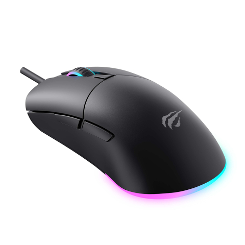 Mouse cu Fir pentru Gaming 1200/2400/3200/4800/6400/8000DPI, 1.6m, 5V - Havit (MS1038) - Black [4]