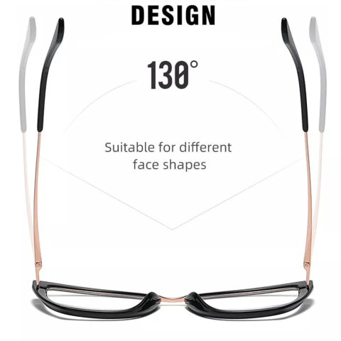 Ochelari calculator, dama, protectie lumina albastra, Techsuit (WD605-N1) - Black [4]