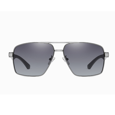 Ochelari cu Protectie UV Barbati - Techsuit (LM001) - Gun Color / Black Gray [1]