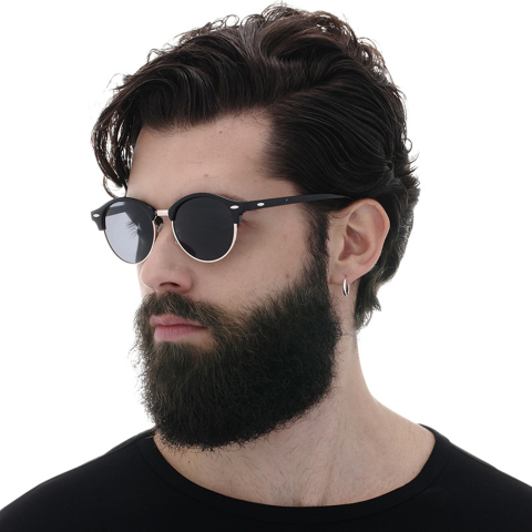 Ochelari de Soare pentru Barbati - Techsuit (66612) - Gold / Gun [3]