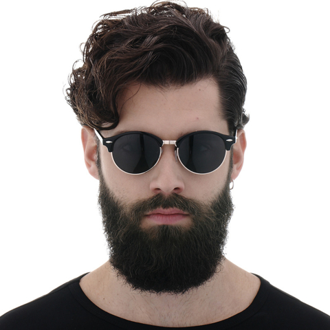 Ochelari de Soare pentru Barbati - Techsuit (66612) - Gold / Gun [4]