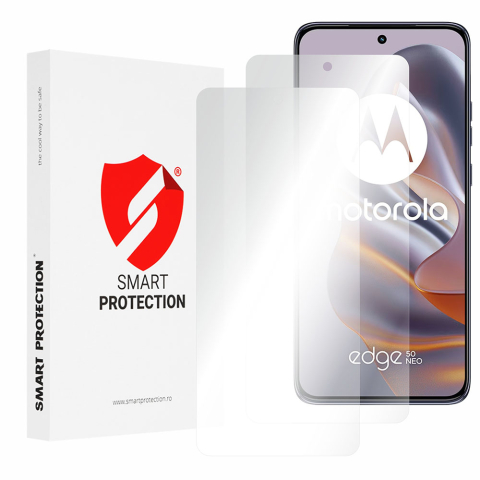 Huse & Folii Telefoane - [Pachet 2x] Folie regenerabila premium Motorola Edge 50 Neo / ThinkPhone 25 - Smart Protection Classic - Clear