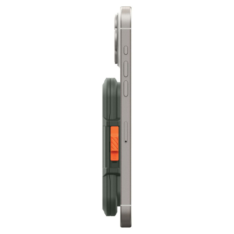 Portofel Universal pentru Telefon cu 2 Compartimente - Spigen Lock Fit Magsafe - Military Green [4]