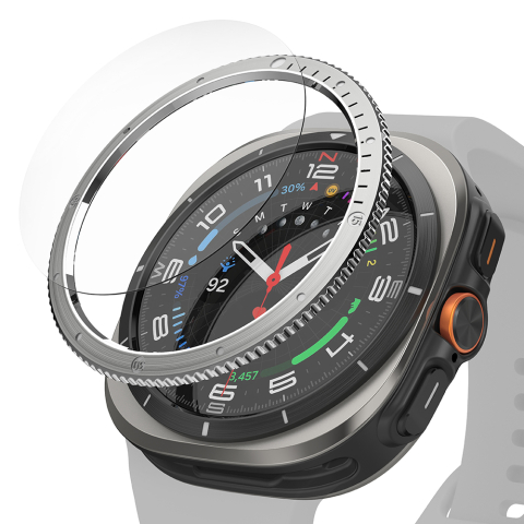 Huse SmartWatch - Rama pentru Samsung Galaxy Watch Ultra 47mm - Ringke Bezel Styling - Silver (CB-GW7U-47-03)