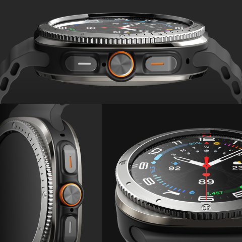 Rama pentru Samsung Galaxy Watch Ultra 47mm - Ringke Bezel Styling - Silver (CB-GW7U-47-03) [6]