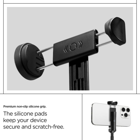 Selfie Stick Bluetooth cu Telecomanda- Spigen (S541W) - Black [18]