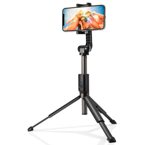 Suporturi Selfie Stick - Selfie Stick Stabil Bluetooth, 90cm - Spigen Tripod Mount (S540W) - Black
