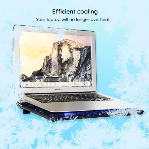 Stand pentru Racire 9 - 15.6", 2x USB2.0, 1000RPM - Havit (F2035) - Black [5]