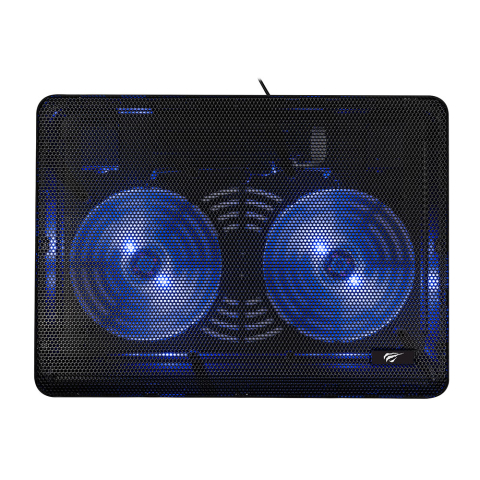 PC, Periferice & Componente - Stand pentru Racire 9 - 15.6", 2x USB2.0, 1000RPM - Havit (F2035) - Black