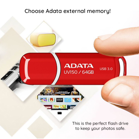 Stick de Memorie 64GB - Adata (AUV150-64G-RBK) - Black [4]