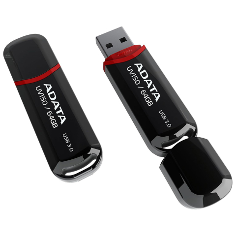 Stick de Memorie 64GB - Adata (AUV150-64G-RBK) - Black [1]