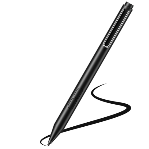 Stylus pen tablete - Stylus Pen pentru Tableta Microsoft Surface, Palm Rejection, AAAA Battery, MPP1.51 - Techsuit (F94S) - Black