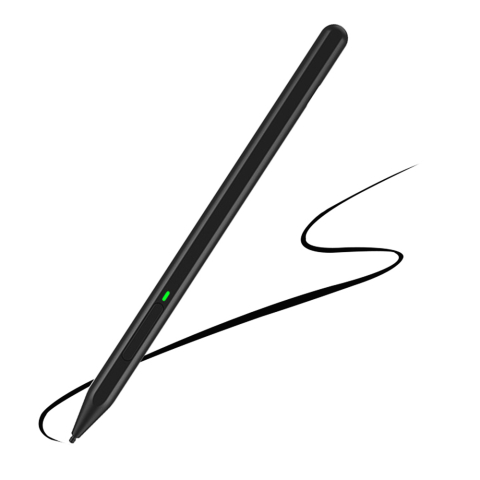 Stylus pen tablete - Stylus Pen pentru Tableta Microsoft Surface, Palm Rejection, Tilt Sensitivity, Side Adsorption, 90mAh - Techsuit (C581-C) - Black