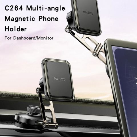 Suport Auto Magnetic Yesido Ventuza 6 Magneti [1]