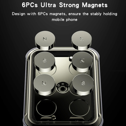 Suport Auto Magnetic Yesido Ventuza 6 Magneti [4]