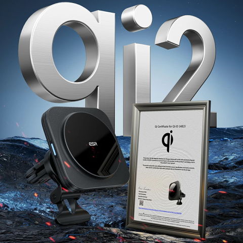Suport Grila Ventilatie pentru Telefon MagSafe Qi2 (2B51801) - ESR CryoBoost HaloLock - Black [6]