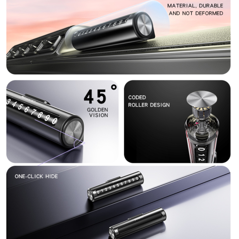 Suport Numar Telefon Auto Yesido Rabatabil [3]