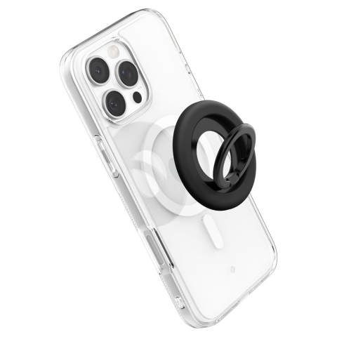 Suport pentru Telefon tip Inel - Spigen Nano Pop MagSafe - Black Sesame [4]