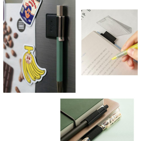 Suport Stylus Pen Autoadeziv (set 2) - Ringke - Black [4]