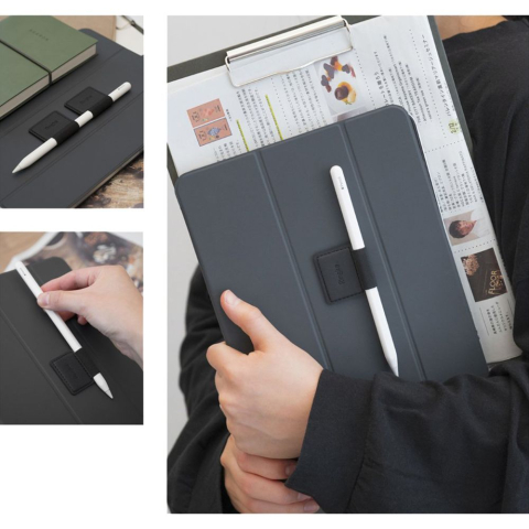 Suport Stylus Pen Autoadeziv (set 2) - Ringke - Black [5]