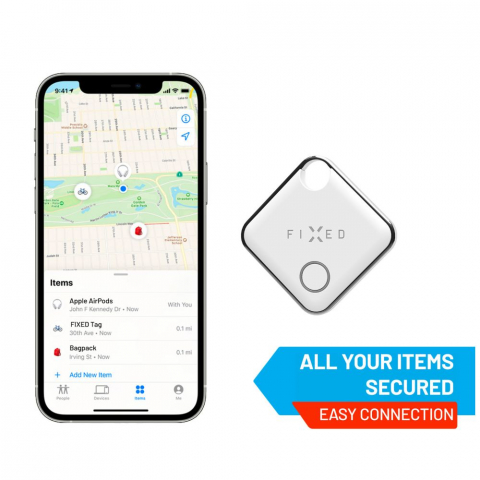 Tracker Chei, Blutooth 5.0, Find My - Fixed - White [1]