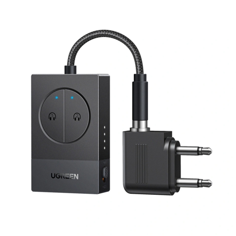 Transmitator Audio, Bluetooth 5.3, Type-C, Jack 3.5mm - Ugreen BT305 - Black [4]
