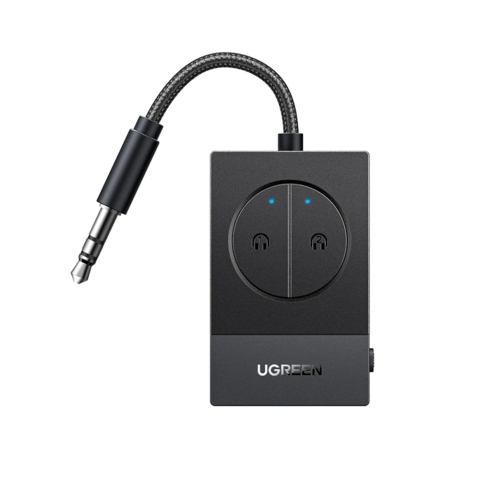 Transmitator Audio, Bluetooth 5.3, Type-C, Jack 3.5mm - Ugreen BT305 - Black [1]