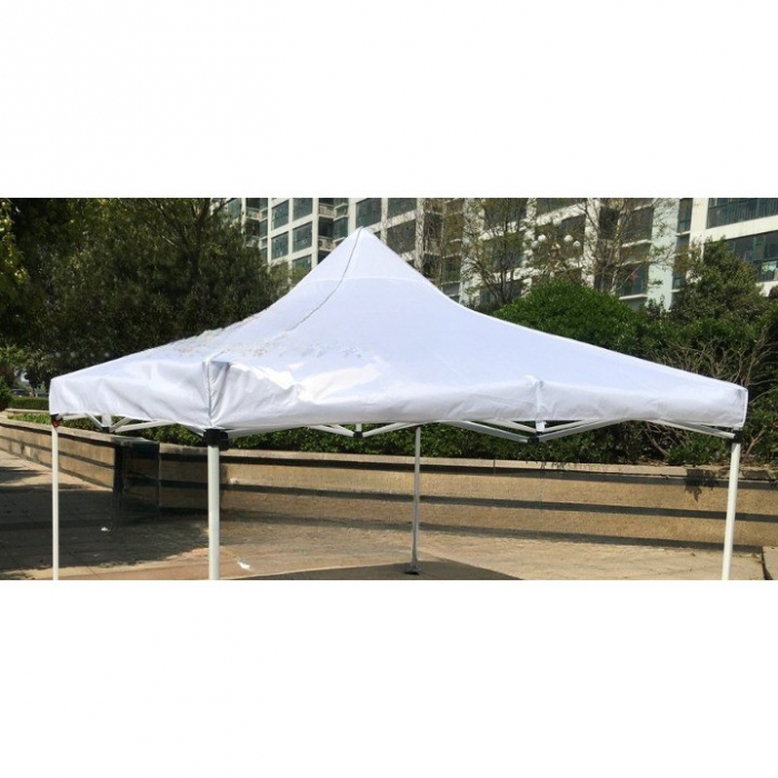 Prelata,copertina pentru acoperis cort tip pavilion  3 x 3 m , impermeabila, invelis din material textil oxfort 700D, cauciucat Alb [2]
