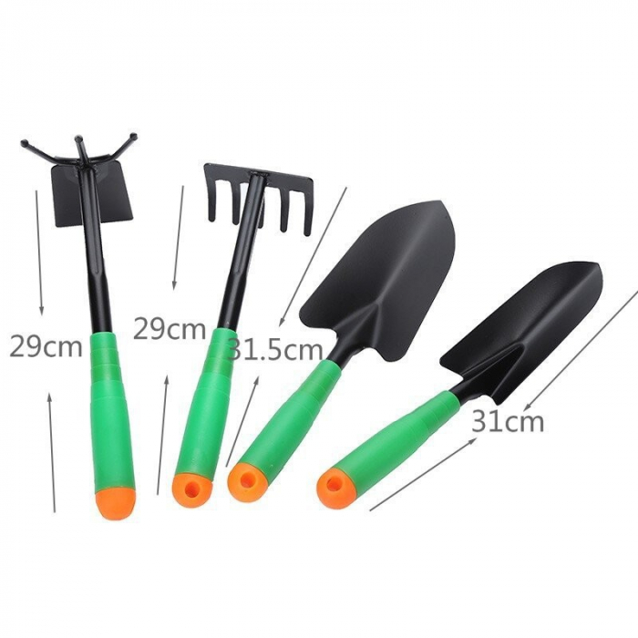 Set 4 Unelte de Gradina,  Material PVC si cardboard, 31.5 x 8.5 cm, verde [3]