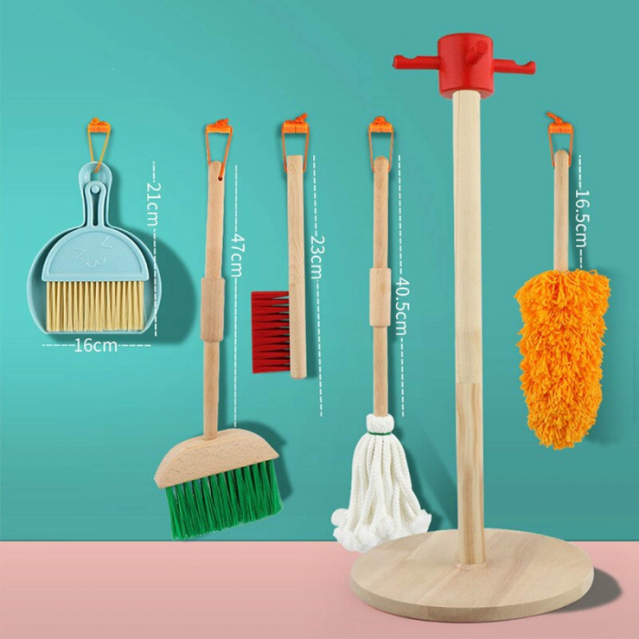 Set de Curatenie Monstessori pentru copii - 7 piese, multicolor [4]
