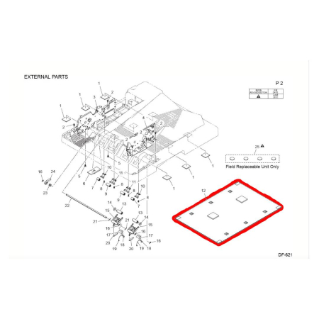 Consumabile Copiatoare A3 - A143112313 WHITE PLATE BIZHUB 223/283/363/423