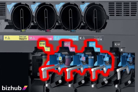 UNITATE IMAGINE COLOR BIZHUB C224/C284/C364/C454/C554 COLOR DR512CMY [1]