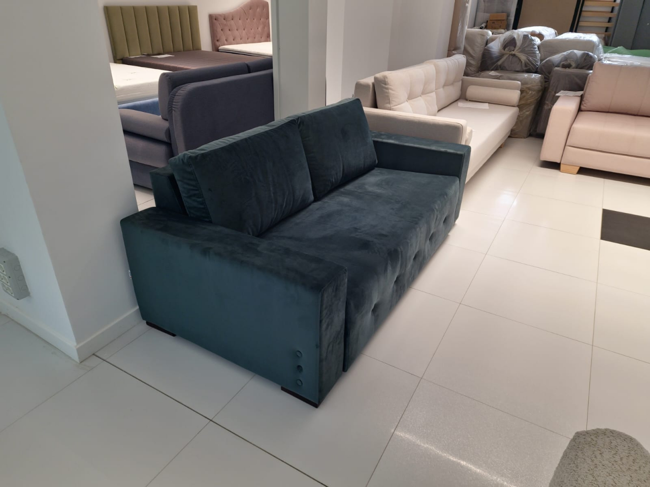 Canapea extensibila doua locuri Atena Milton OUTLET [2]
