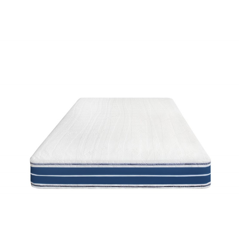Saltea Bien Dormir Optimus M, ortopedica, Argentum, aerisire banda 3D, spuma memory, arcuri OUTLET [1]