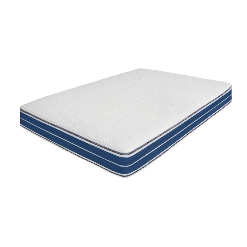 Saltea Bien Dormir Optimus M, ortopedica, Argentum, aerisire banda 3D, spuma memory, arcuri OUTLET [2]