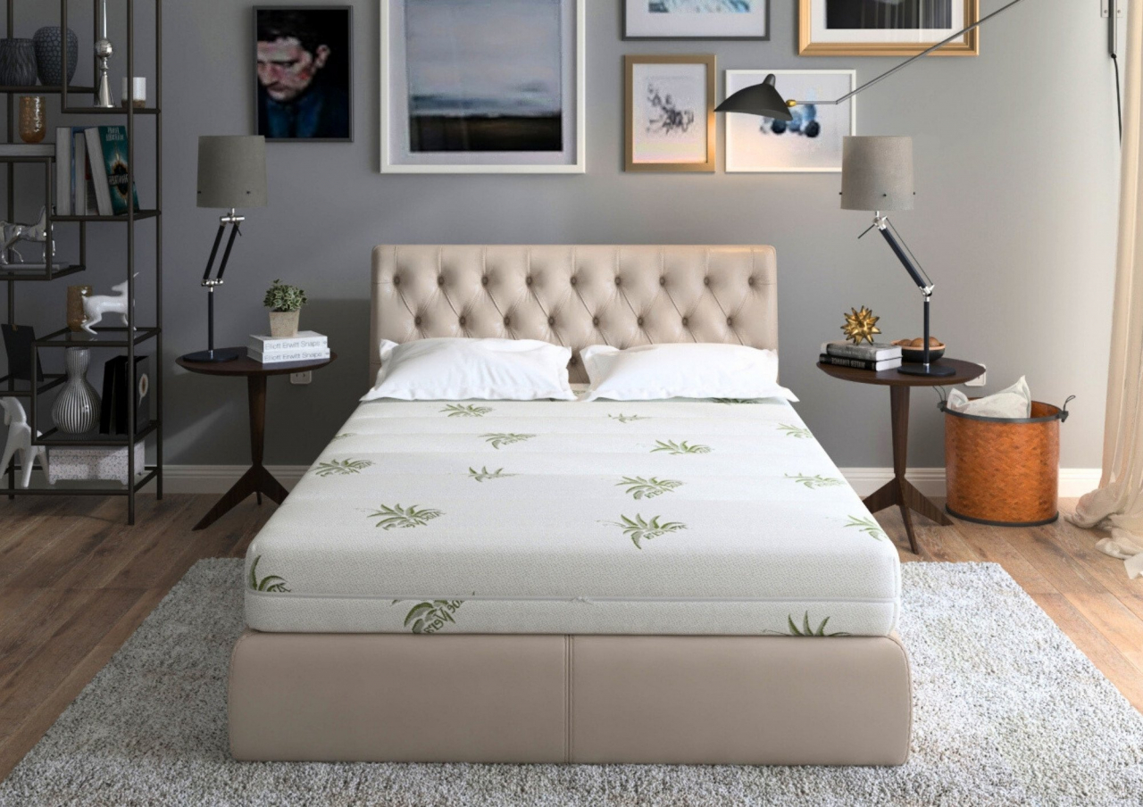 Saltea cu memorie SomnART XXL Memory Plus, pentru persoane supraponderale, husă Aloe Vera detașabilă, rulată, fermitate mare OUTLET [3]