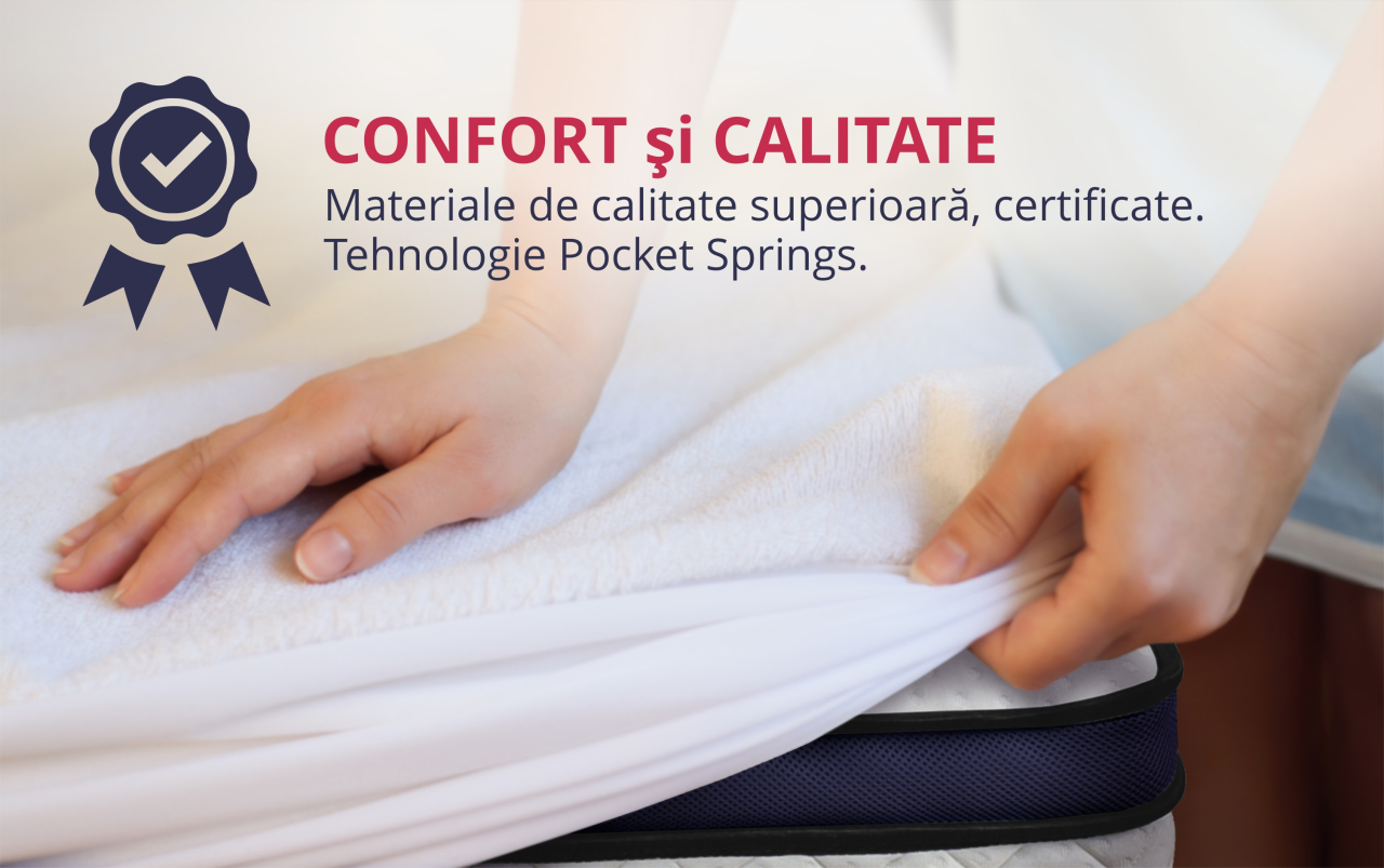 Saltea ortopedica Hotel Line Deluxe Memory Pocket [6]