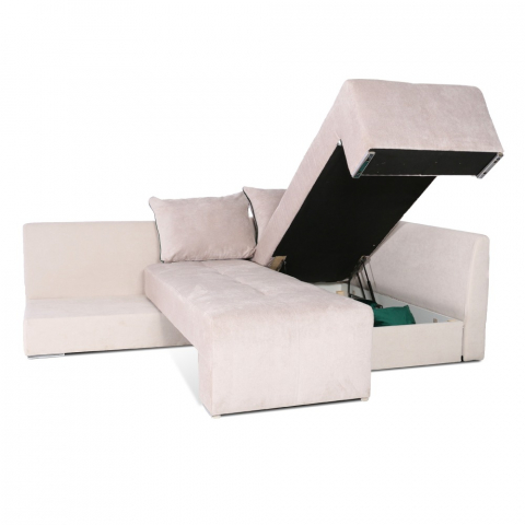 Coltar extensibil Relaxa cu lada CHERE Inox Material Premium [3]