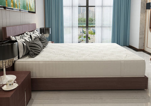 Saltea cu memorie si arcuri Silver Evolution Pocket Spring, Horeca, husa cu ioni de argint, fermitate ridicata [6]