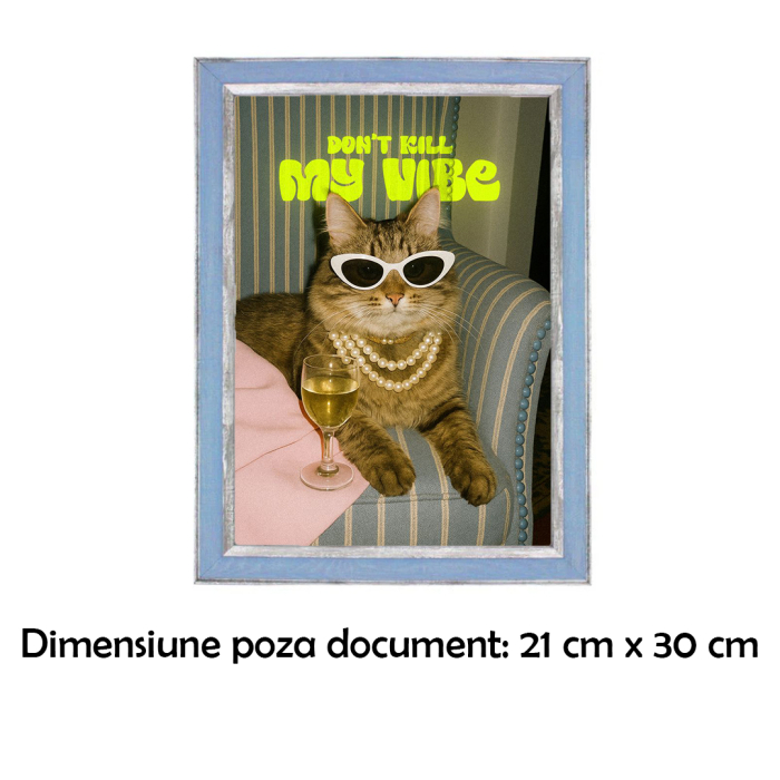 Rama foto albastru+argintiu [4]