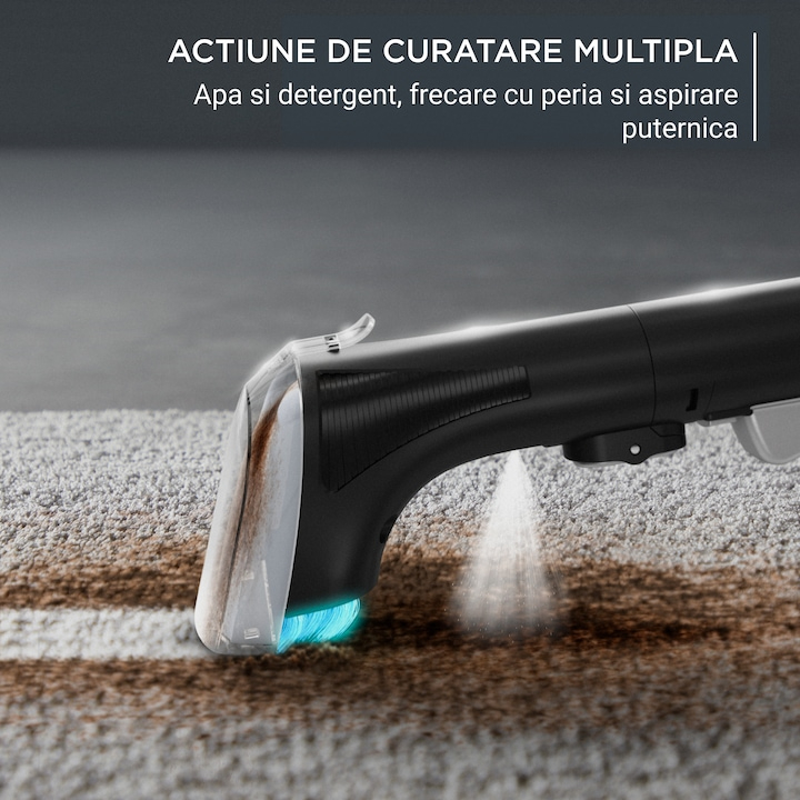 Перяща прахосмукачка Rowenta Clean IT IN5020F0, 750W, черна/зелена [4]