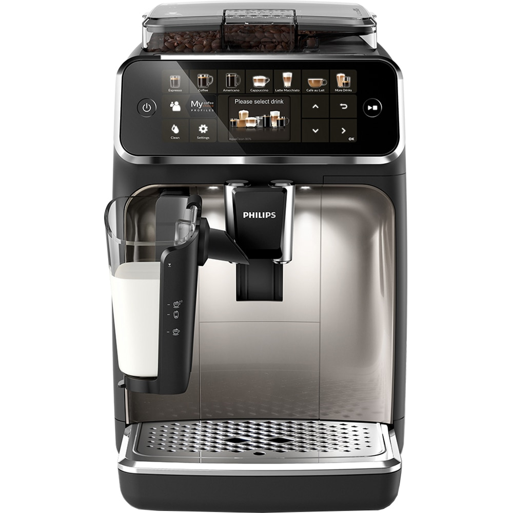 Автоматична кафе машина Philips EP5447/90 серия 5400 LatteGo, черна [3]