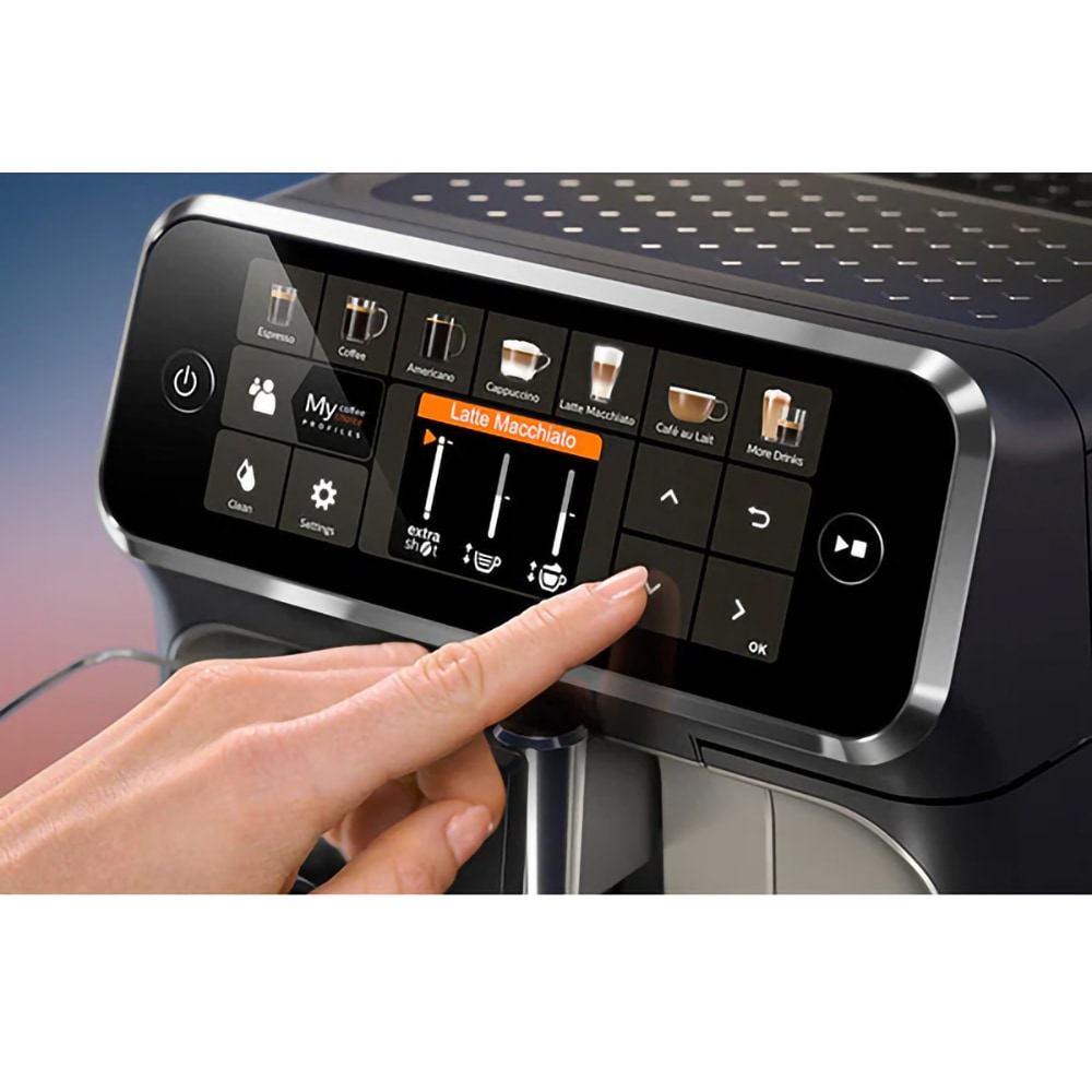 Автоматична кафе машина Philips EP5447/90 серия 5400 LatteGo, черна [10]