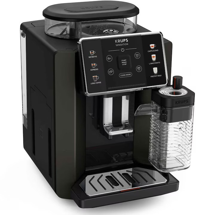 Автоматична кафе машина Krups Sensation Milk M50 EA912910, черна [3]