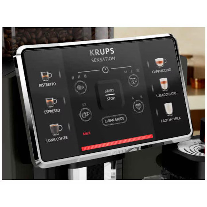 Автоматична кафе машина Krups Sensation Milk M50 EA912910, черна [6]