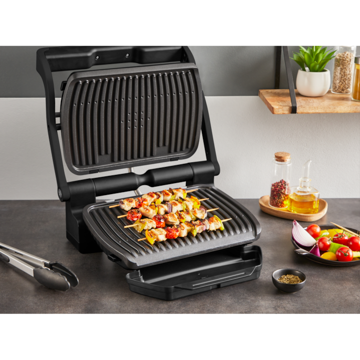 Електрически грил Tefal OptiGrill+ GC717810, черен [4]