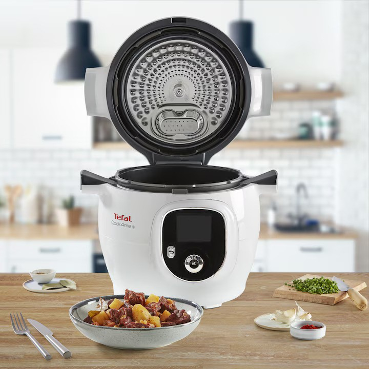Интелигентен мултикукър с готвене под налягане Tefal Cook4Me CY851130, бял [6]